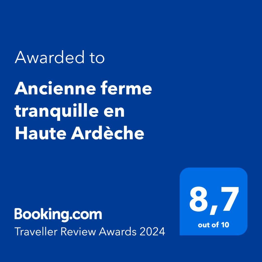 Ancienne Ferme Tranquille En Haute Ardeche Etables  외부 사진
